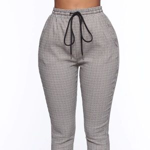 FashionNova plaid pants